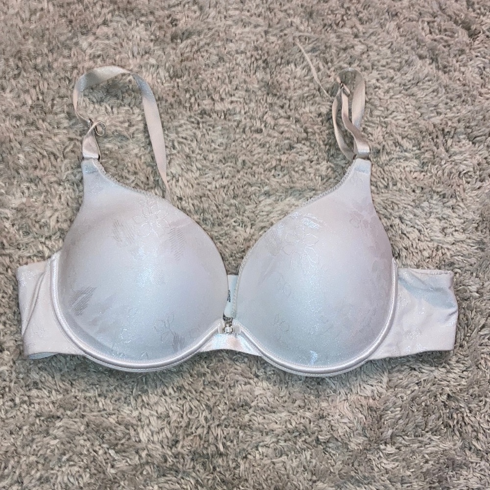 Lily of France white floral bra